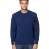 C.P. COMPANY MAGLIA CPKN047A110149A BLU-1