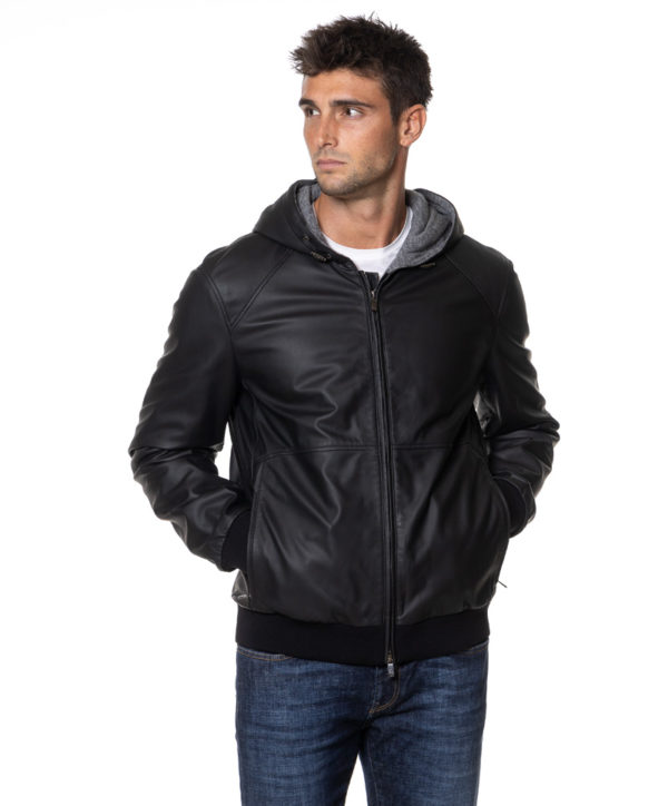 CORNELIANI GIUBBINO PELLE CRL5P73820100 NER-3