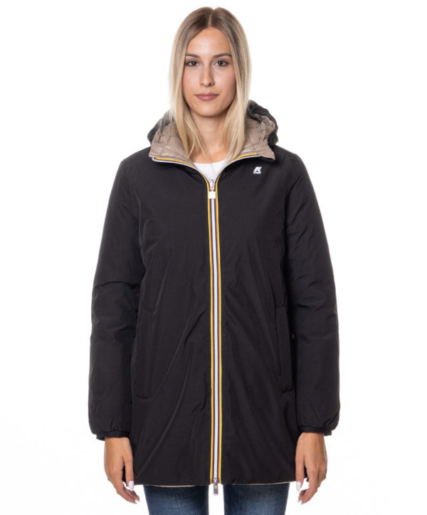 K-WAY GIUBBINO REVERSIBILE KYDW23K5126LW NER-1