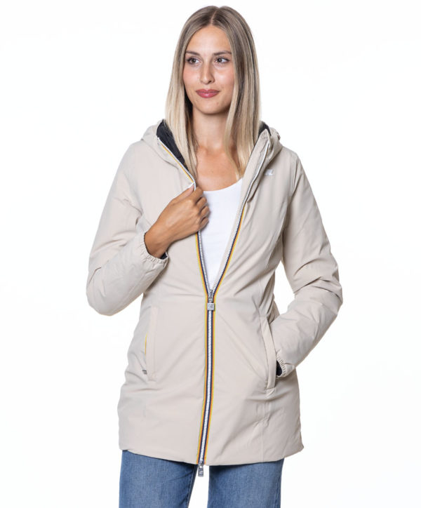 K-WAY GIUBBINO REVERSIBILE KYDW24K6128UW BEI-4