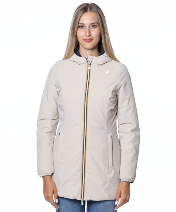 K-WAY GIUBBINO REVERSIBILE KYDW24K6128UW BEI-1