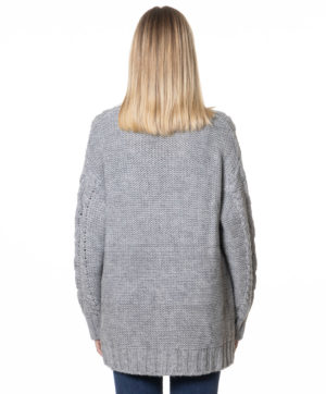 LIU JO MAXI CARDIGAN LJCF4248MA329 GRE-2