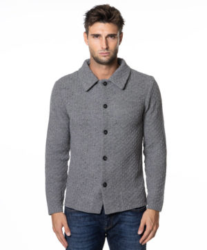 OFFICINA36 CARDIGAN OFBG55 GRI-1