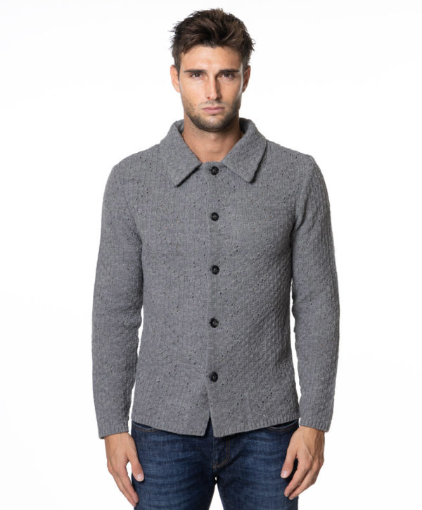 OFFICINA36 CARDIGAN OFBG55 GRI-1