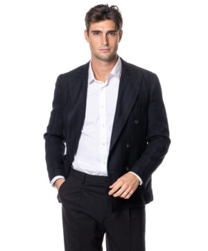 SANTANIELLO GIACCA SBTL3351GL7231MF BLU-3