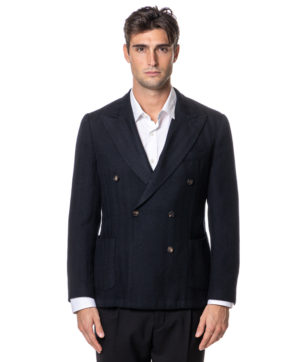 SANTANIELLO GIACCA SBTL3351GL7231MF BLU-1