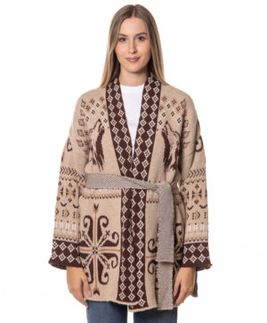 AKEP MAXI CARDIGAN AKDMGKD07058 SAB-1