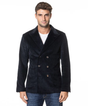 DOPPIAA GIACCA DPAANSONIAX7301 BLU-1