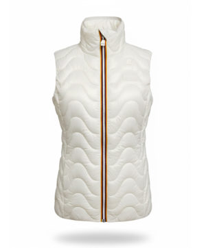 K-WAY GILET KYDW24K3122IW BIA-1