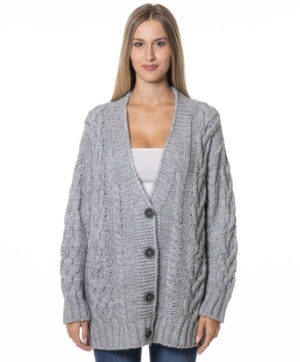 LIU JO MAXI CARDIGAN LJCF4248MA329 GRE-1