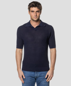 BALLANTYNE POLO BYB2W22012CA8 BLU-3