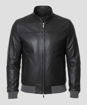 GIMO'S GIUBBINO PELLE GS104067L NER-2