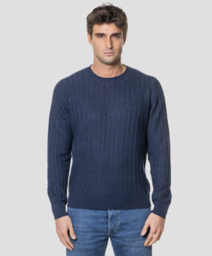 GRAN SASSO MAGLIA GR2319018657 BLU-3