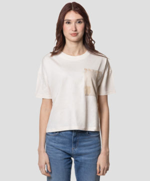 HAPPY 25! T-SHIRT HA1049CARAMELLO BUR-3